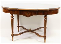 VINTAGE FRENCH KINGWOOD INLAID CENTER TABLE