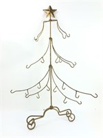 Goldtone Metal Christmas Tree Ornament Holder