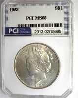 1923 Peace PCI MS65