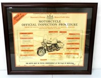 Framed PA Motorcycle Inspection Procedure