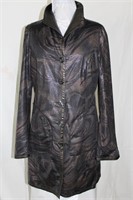 Reversible leather by Alice Arthur 3/4 length coat