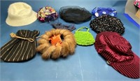 Lot of Ladies Hats & Purses