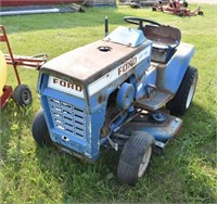 Ford LGT 100 Garden Tractor w/Belly Mower, Loose