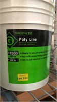 Greenlee poly line, 6500', 210 lb strength