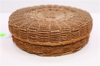 FINE PASSAMAQUODDY OR PENOBSCOT BASKET OF