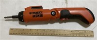 Black & Decker battery operated screwdriver