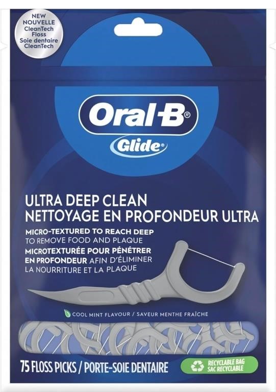 (new) (3-pack) Oral B Glide Floss Picks,