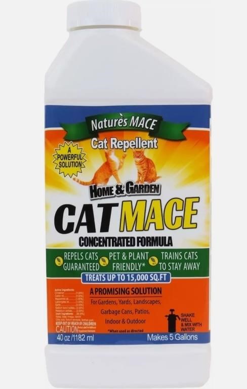 (new)Cat Repellent 40Oz Concentrate/Treats 15,000
