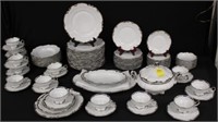 87pcs Hutschenreuther China "Revere" White