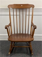 S. Bent & Bros. Style Colonial Rocking Chair
