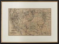 Gray's Atlas Southwest U.S. Hand-Colored Engraving