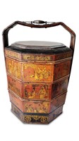 Large Chinese Four Tier Wedding Basket,