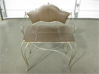 Vintage Metal Wire Vanity Chair - 16" Seat Height