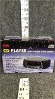 cd player w/ am/fm clock radio