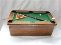 Vintage Mini Billiards Table Storage Jewelry Box