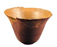 Handmade Ceramic Pottery Rough Edge Bowl