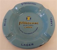 FRONTENAC BLUE LABEL BEER PORC. ASHTRAY