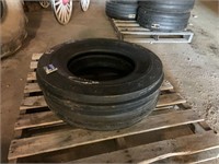 (2) 6.50 x 16, 3 rib tires (New)