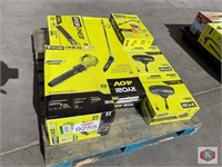 6 pcs mix tools; assorted RYOBI tools