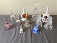 Assorted decorative glass bells