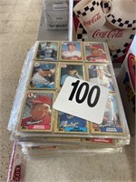 LG. GROUP - BASEBALL CARDS IN PLASTIC SLEEVE PAGES