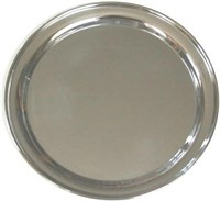 14 Round Stainless Steel Tray by Libertyware