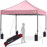ABCCANOPY 10x10 Patio Pop Up Canopy Tent (Pink)