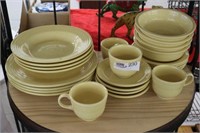 Yellow Fiesta Ware Set