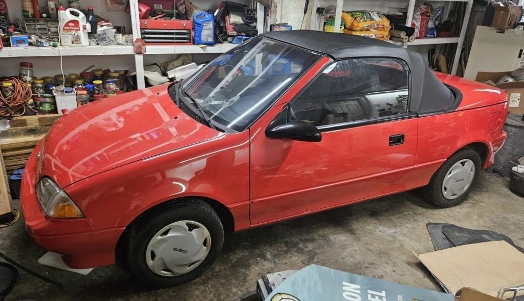 1991 CHEVROLET GEO METRO LSI 2D CONVERTABLE