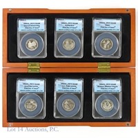 2009-S Proof Quarters (ANACS-PR70 DCAM) (6)