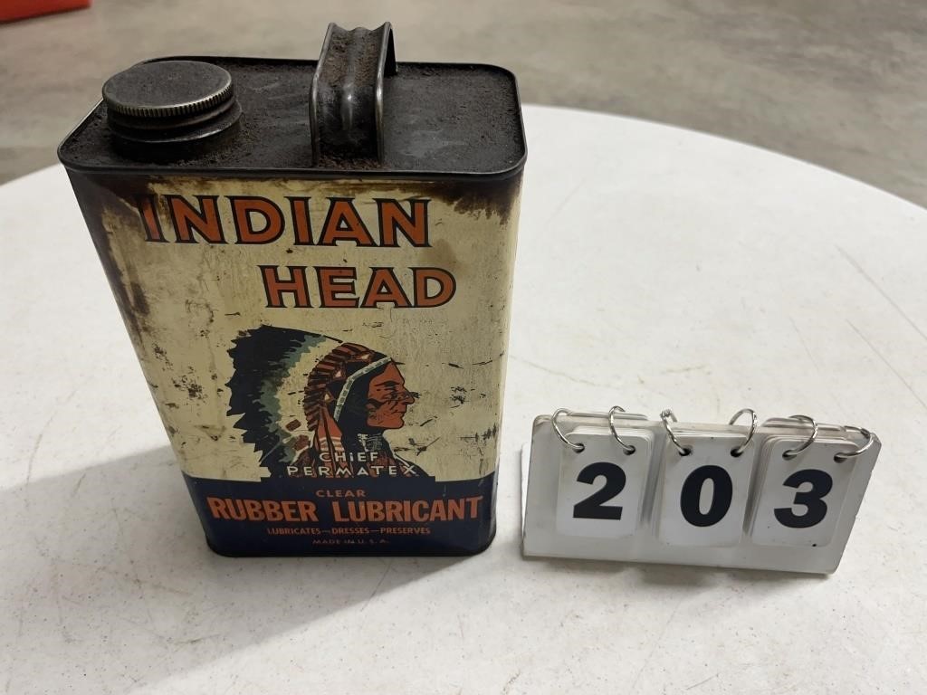 Indian Head 1gal. Rubber Lubricant Can