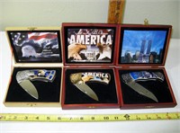 3 Asst Collectible Pocket Knives In Boxes