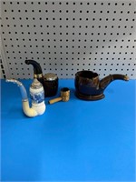 Vintage pipes & Avon decanter