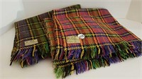 2 SMALL MCNUTT TWEED THROWS