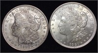 (2) 1921 MORGAN SILVER DOLLAR COINS