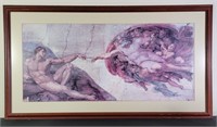 'The Creation of Man' Print By Michaelangelo