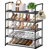 WFF9056  HadinEEon 5-Tier Shoe Rack, Vertical, Lar