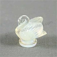 Sabino Art Glass Small Swan Figure Signed