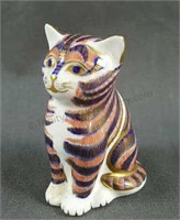 Royal Crown Derby Imari Cat Figurine