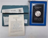 1882-CC G.S.A. Dollar Unc. w/COA and Mailing Box