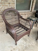 Brown Wicker Chair