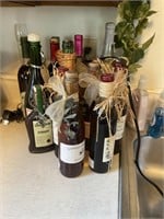LOT OF WINE AND SPIRITS (SOME HOMEMADE)