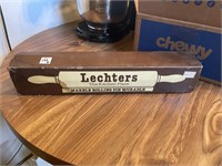 LECHTERS MARBLE ROLLING PIN W/ CRADLE