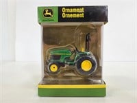 John Deere tractor ornament in box