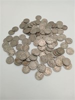 124 Count-  1920's-30's Buffalo Nickels