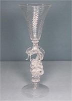 GUDENRATH, William Blown Glass Dragon Goblet