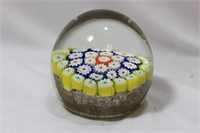 Millifiori Artglass Paperweight