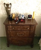 Stanley nightstand with contents