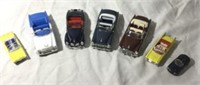 Toy Car Collection of Convertible Classic Cars w/