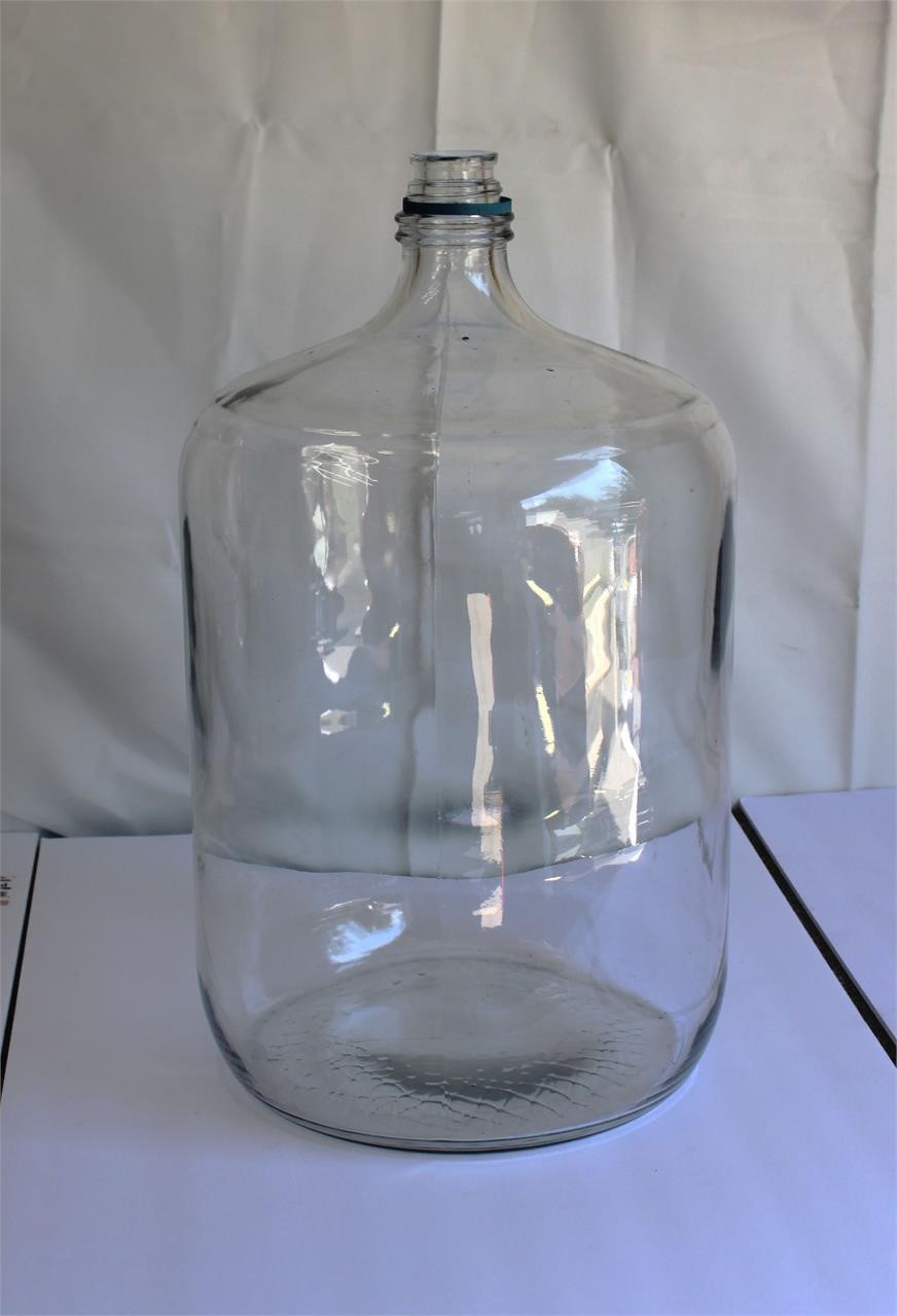 Large Glass Bottle 20" Tall